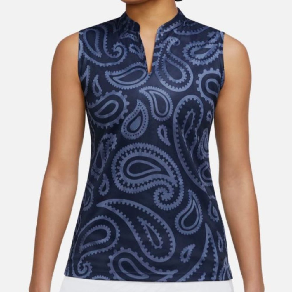 NWT! Nike Women's Dri-FIT Victory Sleeveless Golf Polo